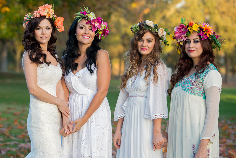 Illustration for article titled Amazing Wedding celebration Hair Recommendation Using Flower Crowns